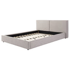 Modern Tufted Queen Size Upholstered Platform Bed Frame