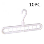 Plastic Clothes Hanger with Storage Hook