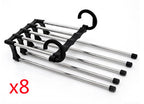5 In 1 Multi-functional Stainless Steel Clothes Hangers