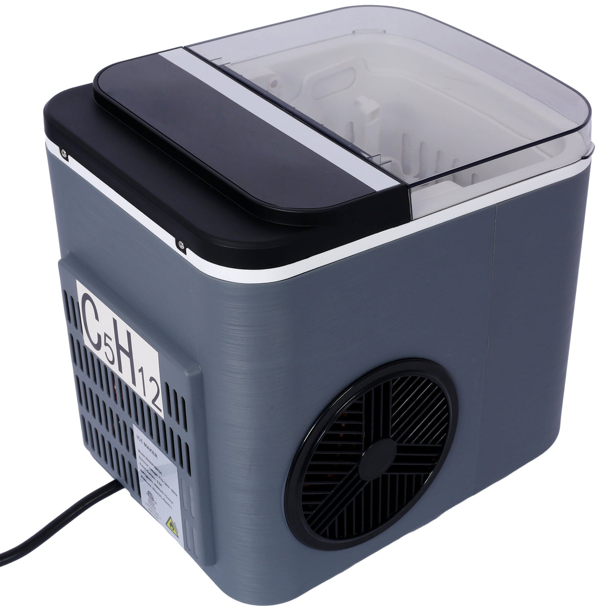Ice Maker Countertop, Portable Ice Machine, Self-Cleaning Ice Makers with Basket and Scoop, 9 Cubes in 6 Mins, 26 lbs per Day, Ideal for Home, Kitchen,ETL and FDA certificate. Montret