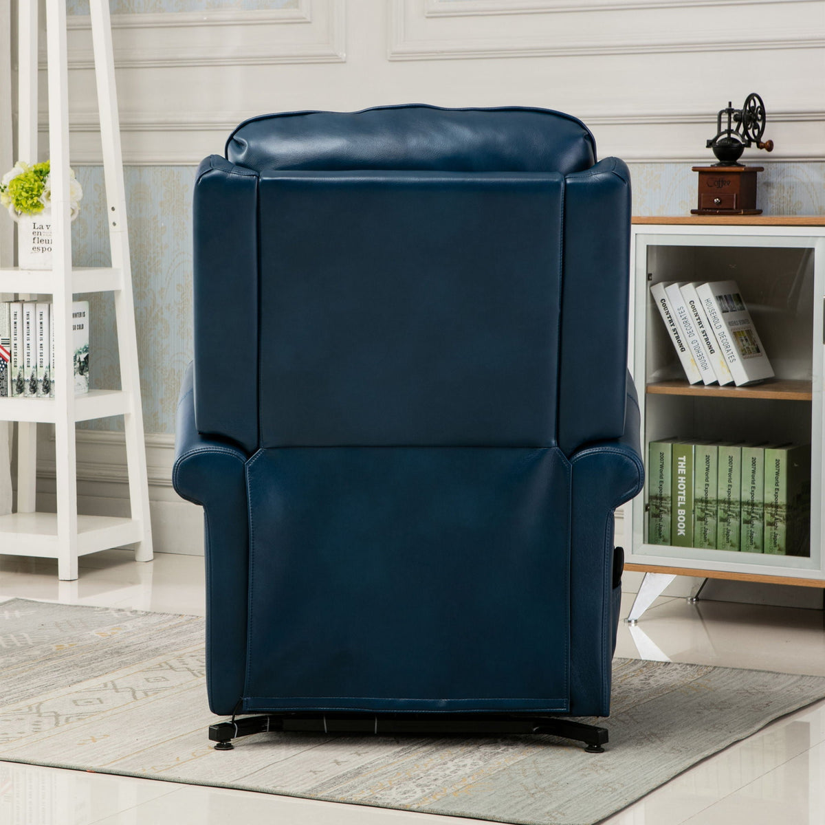 Electric Lift Chair with Recline Function - Blue, Red, or Dark Brown HouseOfZazla