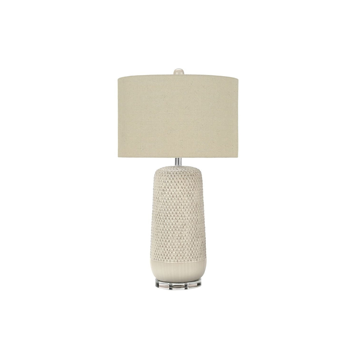Contemporary Lighting, Table Lamp, Ceramic, Resin - Cream