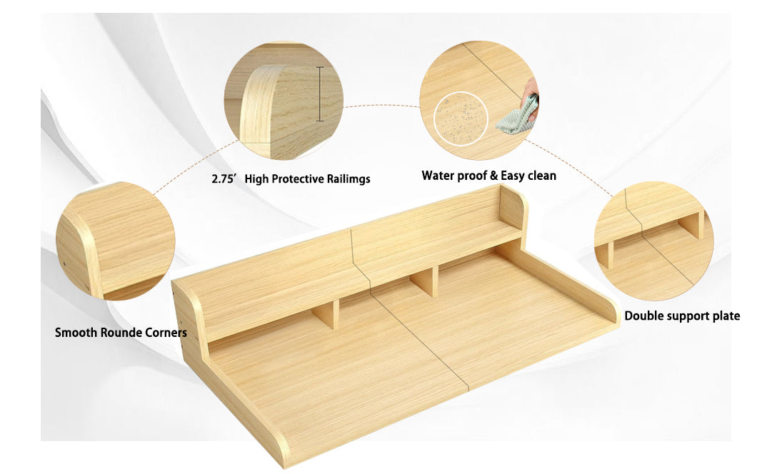 Washer Dryer Countertop with Non-slip Pads - Oak HouseOfZazla