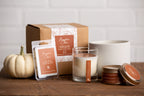 Pumpkin Clove 7.5 oz Wooden Wick Candle Freedom Studios