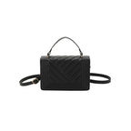 Dazzling Bags For Women Chain Crossbody Bags In Pu Leather Female Fashionable Shoulder Bag Ladies Handbags  Simple Messenger Bag Casual Indentation Western Style Portable Women