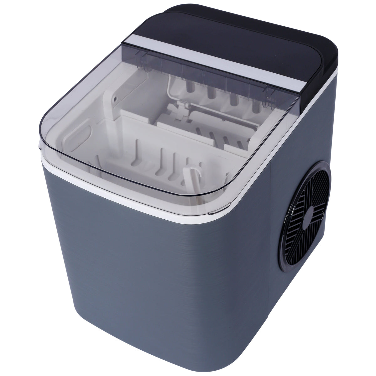 Ice Maker Countertop, Portable Ice Machine, Self-Cleaning Ice Makers with Basket and Scoop, 9 Cubes in 6 Mins, 26 lbs per Day, Ideal for Home, Kitchen,ETL and FDA certificate. Montret