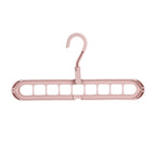 Plastic Clothes Hanger with Storage Hook