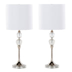 26" Contemporary Crystal Table Lamp