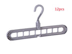 Plastic Clothes Hanger with Storage Hook