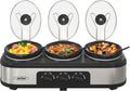 Triple Slow Cooker & Food Warmer