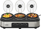 Triple Slow Cooker & Food Warmer