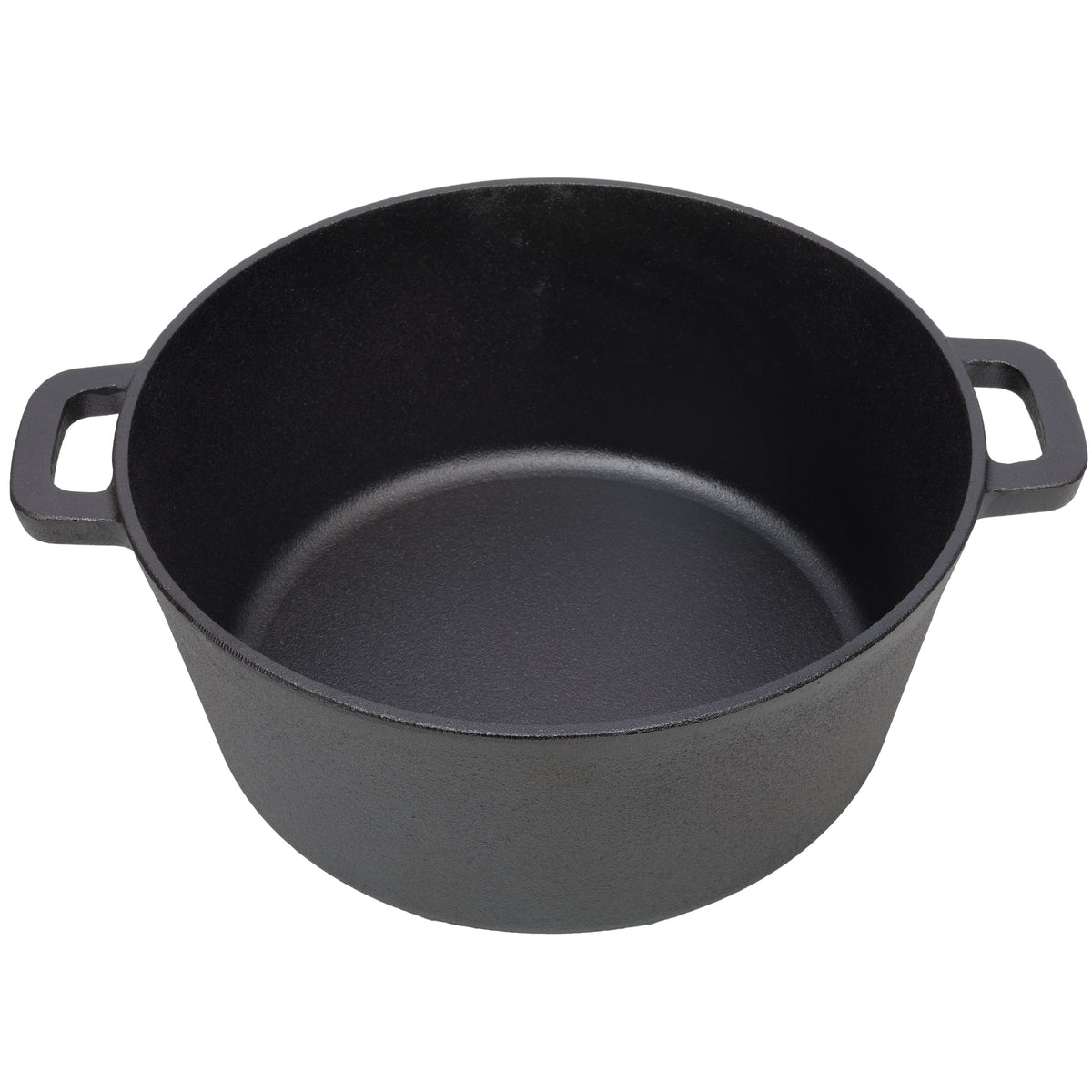 2 in 1 Pre-Seasoned Cast Iron Dutch Oven