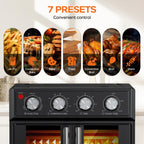 PlumChef 26QT Air Fryer Convection Toaster Oven