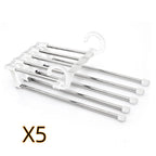 5 In 1 Multi-functional Stainless Steel Clothes Hangers