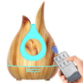 Petal Wood Grain Humidifier 400Ml Hollow Design Bathroom Aroma Diffuser Spray