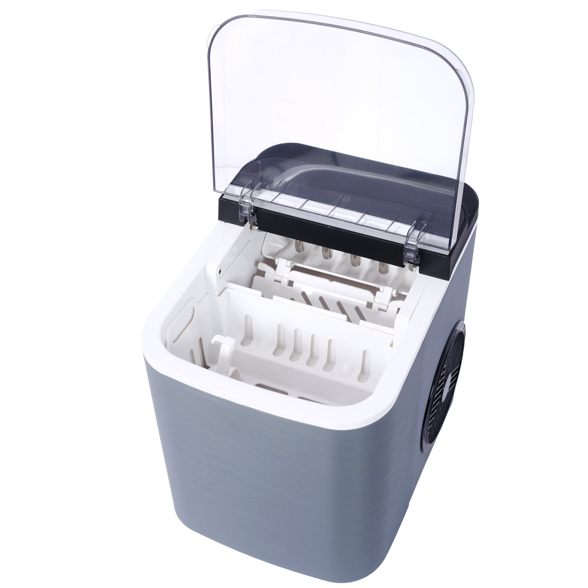 Ice Maker Countertop, Portable Ice Machine, Self-Cleaning Ice Makers with Basket and Scoop, 9 Cubes in 6 Mins, 26 lbs per Day, Ideal for Home, Kitchen,ETL and FDA certificate. Montret