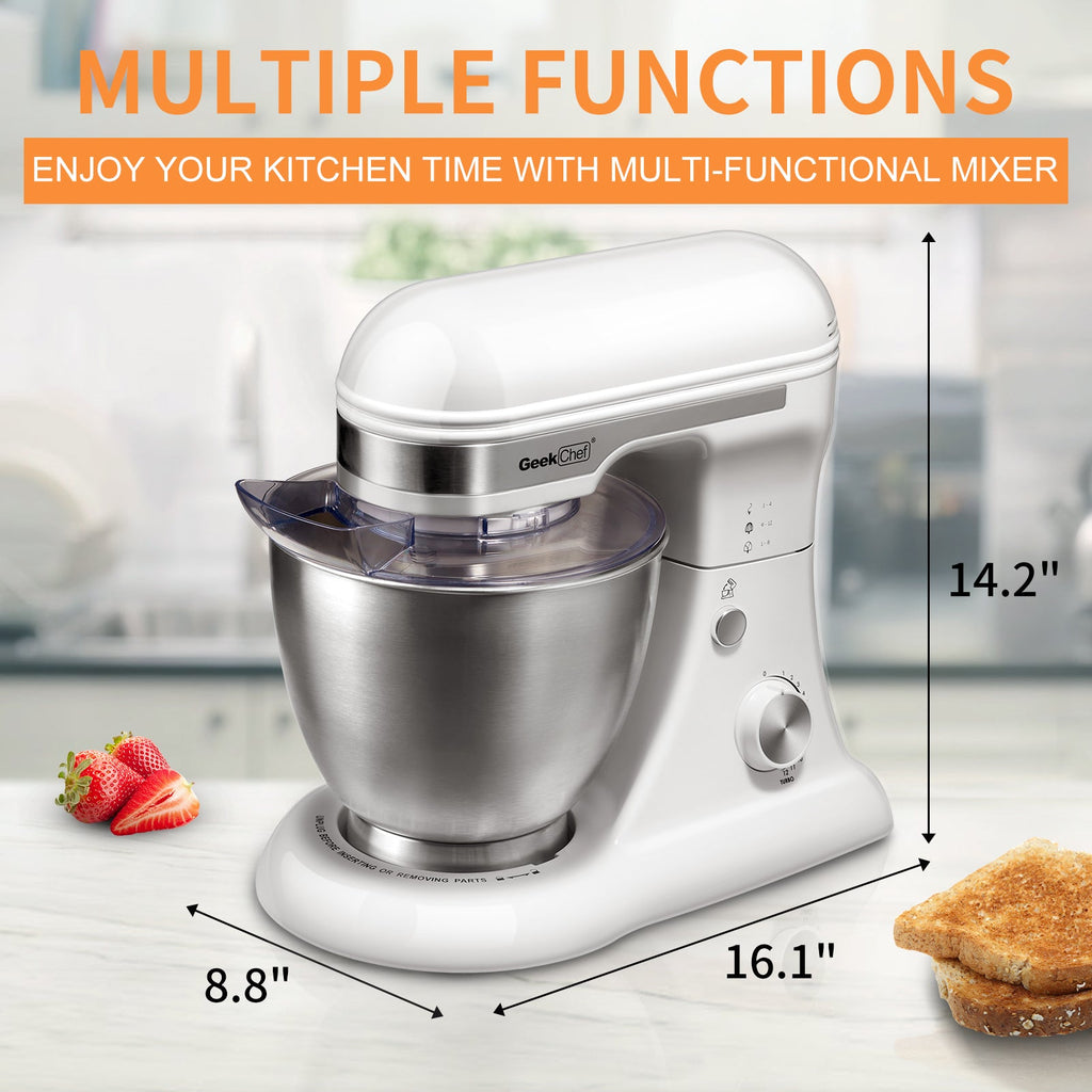 Geek Chef Electric Stand Mixer, 4.8QT 12 Speeds