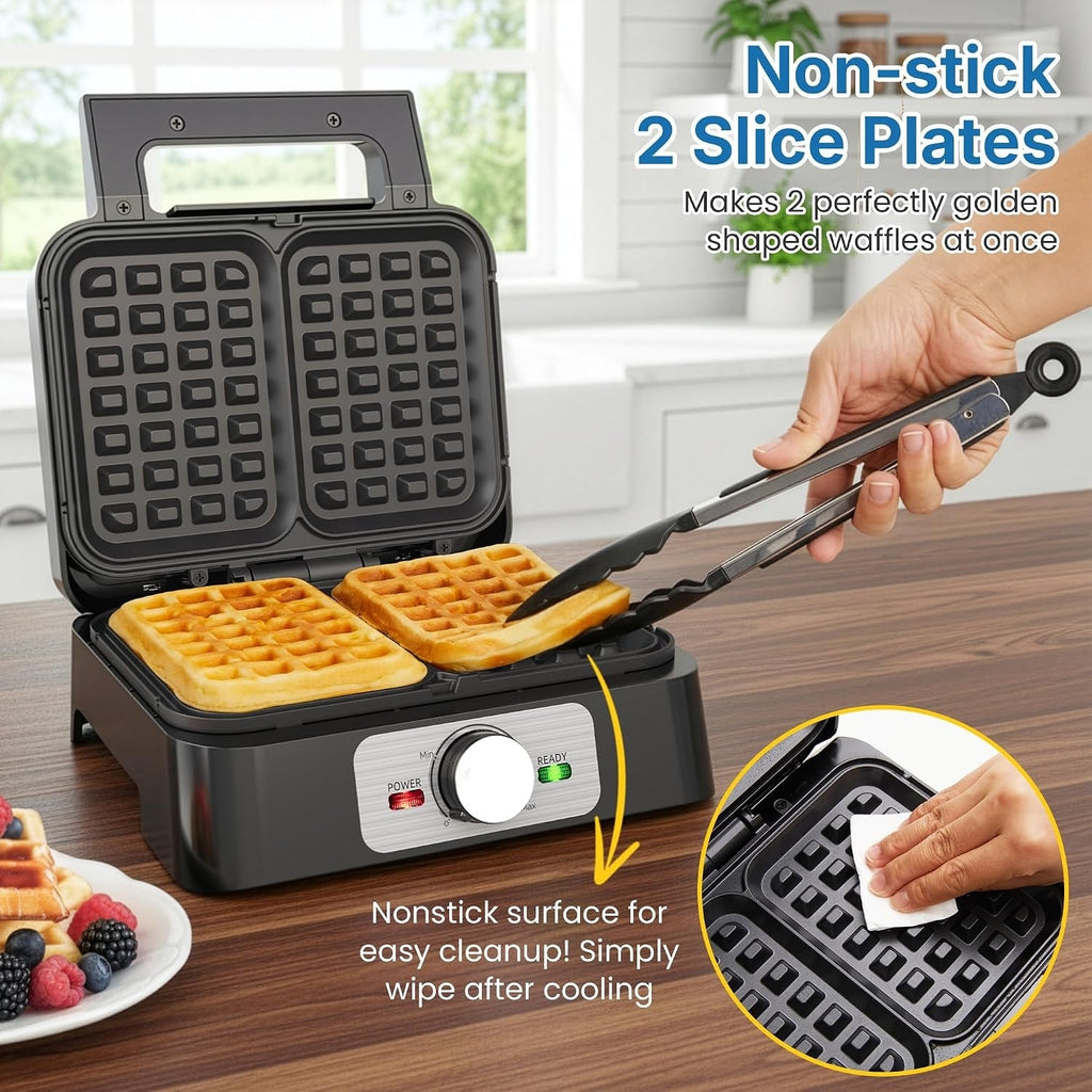 Belgian Waffle Iron 2 Slices