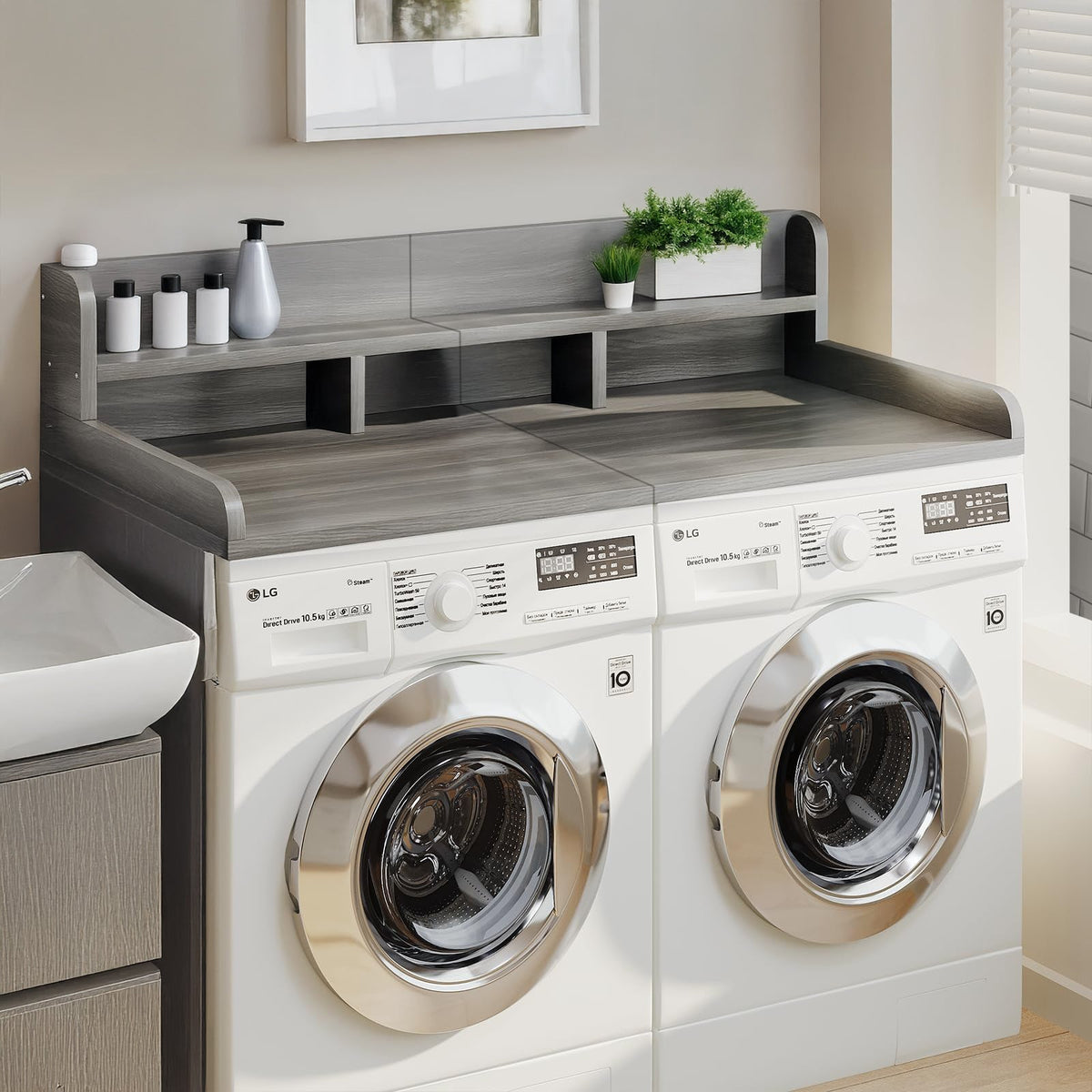 Washer Dryer Countertop with Non-slip Pads HouseOfZazla