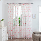 Mesh Curtains Bedroom Light Transmission Decorative Curtain