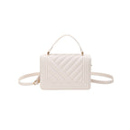 Dazzling Bags For Women Chain Crossbody Bags In Pu Leather Female Fashionable Shoulder Bag Ladies Handbags  Simple Messenger Bag Casual Indentation Western Style Portable Women