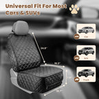 2 Pack Dog Car Seat Cover For Front Seat, Waterproof Car Seat Protector 900D Tear-resistant Front Seat Cover For Dogs, Full Side Flaps, Non-slip, Universal Fit For Cars Trucks SUVs, Easy To Clean