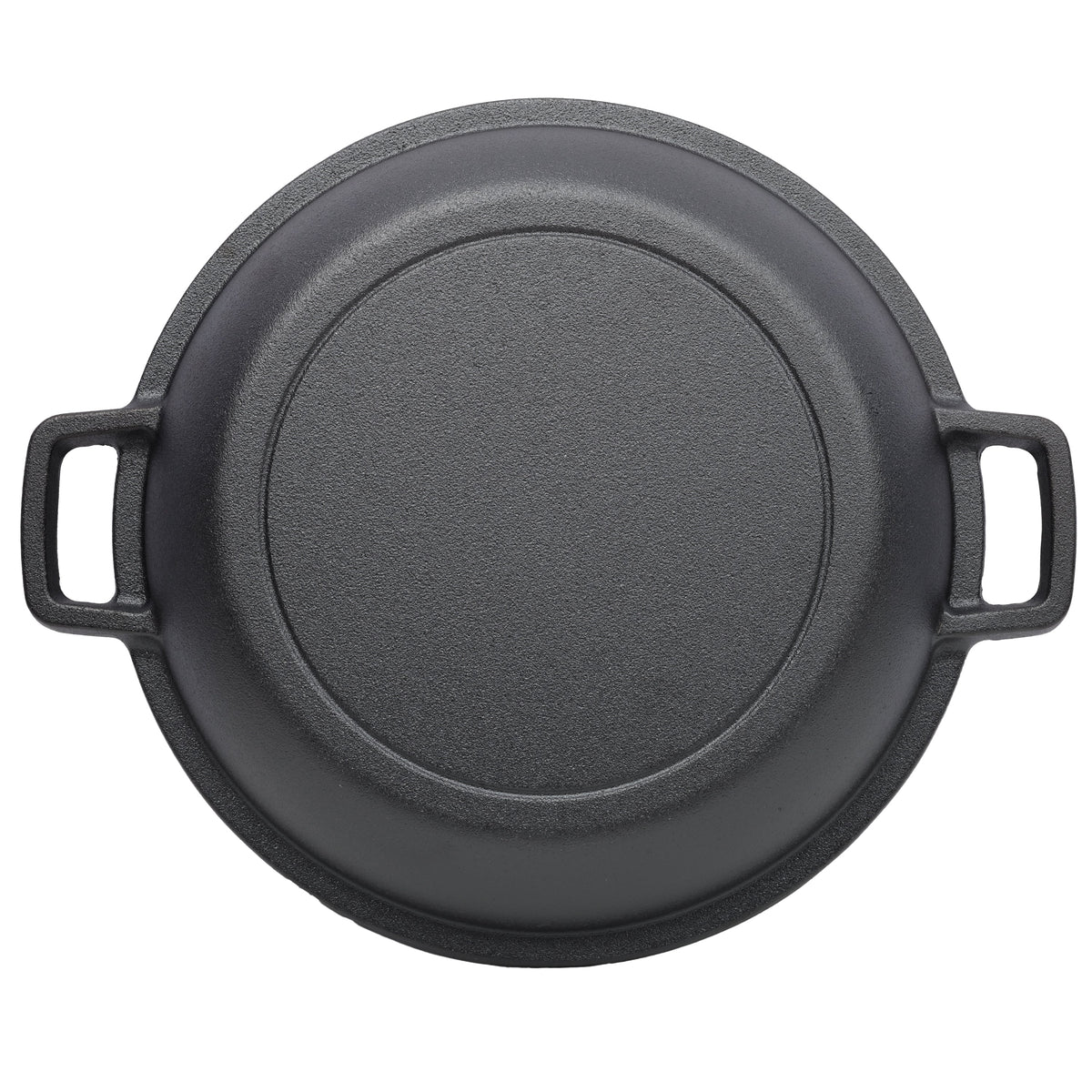 2 in 1 Pre-Seasoned Cast Iron Dutch Oven