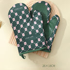Heat Resistant Oven Mitts Anti-Scalding Gloves