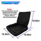 Dog Car Seat For Small Medium Dogs, Pet Front Seat Protector, Black Waterproof & Scratch-Proof Dog Car Seat Cover Booster Sofa, Non-Slip Portable Travel Safety Pet Carrier Bed For Car Truck SUV