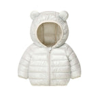 New Spring Autumn And Winter Solid-color Versatile Cotton Coat For Children