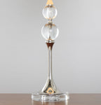26" Contemporary Crystal Table Lamp with Polished Nickel Finish - Crystal HouseOfZazla