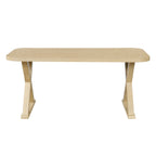 Natural Oak Veneer Dining Table