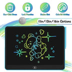 LCD Writing Tablet for Kids with Stylus & Lock Function