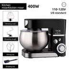 400W Stand Mixer, Multifunctional Kitchen Machine – Automatic Dough Kneader & Electric Egg Beater for Home Use
