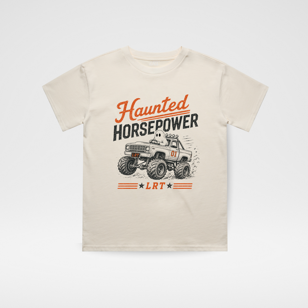 HAUNTED HORSEPOWER HALLOWEEN TEE