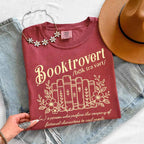 Booktrovert Comfort Colors Shirt - Book Lover Tee