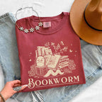 Bookworm Comfort Colors Shirt - Book Lover Tee