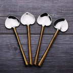 CAMELLIA HEART SPOON 4 PC. SET