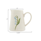 Mini Hand-Painted Ceramic Creamer