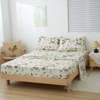 DaDalogy Enchanted Meadow Floral Microfiber Sheet Set