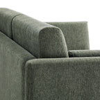Linden Upholstered Heathered Chenille Small Sofa