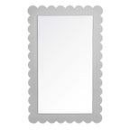 Emmeline Scalloped Rectangle Wall Mirror by Modway