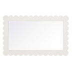 Emmeline Scalloped Rectangle Wall Mirror by Modway