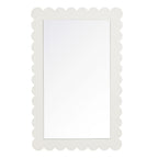 Emmeline Scalloped Rectangle Wall Mirror by Modway