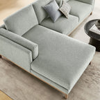Roscoe Left-Facing Fabric Sectional Sofa with Chaise by Modway