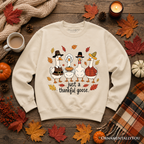 Just a Thankful Goose Sweatshirt, Funny Thanksgiving Family Turkey Day Sweater OrnamentallyYou