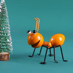 New 4-1PC Ant Decor Outdoor Garden Cute Insect Metal Ant Living Room Wall Art Sculptures Wall Hang Home Decors Jewelry Ornament