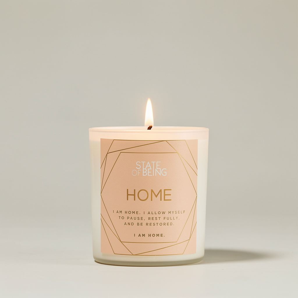 Home Affirmation Candle | Pumpkin Spice & Vanilla State of Being