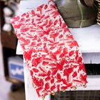 Yuletide Berries and Holly Leaves Towel with Brass Bells
