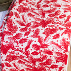 Yuletide Berries and Holly Leaves Towel with Brass Bells